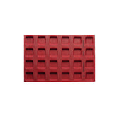 PAVONI MICRO PERFORATED SQUARE SILICON MOULD - Mabrook Hotel Supplies